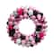20" Pink & Black Ornament Wreath by Ashland®